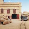 Receiving cotton at the mill in Bairam-Ali
