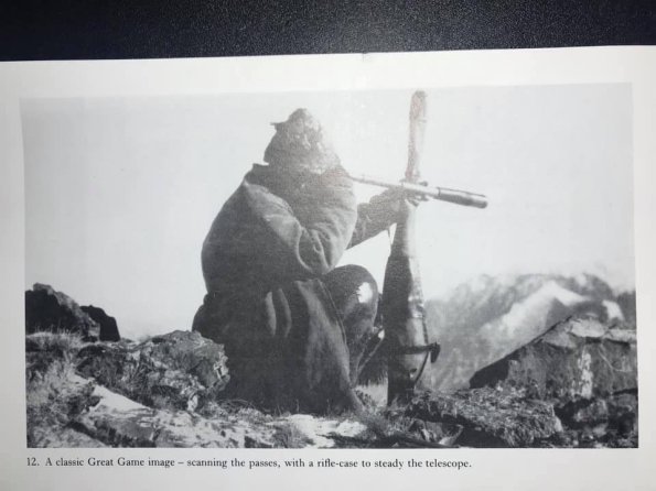 1870 Предпл Разведжик Большой Игры Дозор Местности - Ружье и Подзорная Труба
