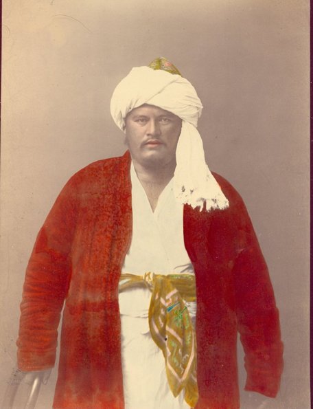 1871 Узбекистан Фото Портрет Сарта из Коллекции РГО Путешествие Н М Пржевальского