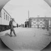 1891 Ашхабад Снимки Томаса Аллена Путешественника на Велосипедах  2 На Перроне Вокзала