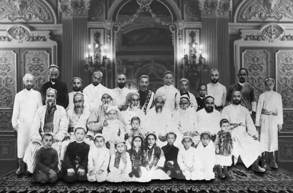 1895 Сарты Большая Семья Фото без Подписи