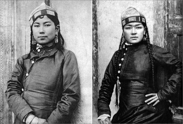 1902 Юные узбечки из Коканда. Иллюстрации из книги Гюго Краффта