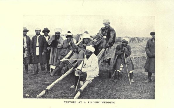 1910 Кыргызстан Гости на кыргызской свадьбе