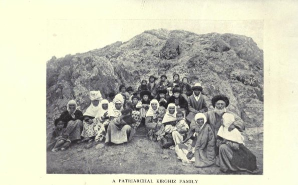 1910 Кыргызстан Патриархальная кыргызская семья