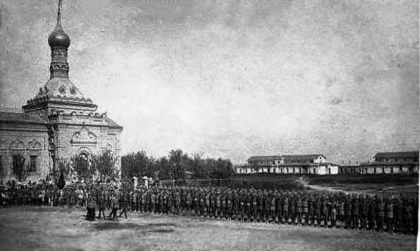 1910 Предпл Мары или Байрамали - Церковь 13-Туркестанского Стрелкогого Полка 4