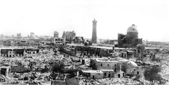1920 Бухара Историческая Часть Города после Штурма и Бомбежки 4
