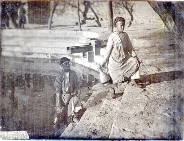 1925 Бухара Дети-Машкобы на Ступенях Хауза Фото из Аехива Кочедамова В И
