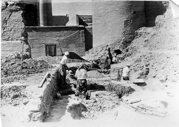 1925 Хива Раскопки где-то в Ичан-Кале 1