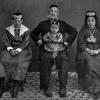 1925 Chuguchak Yong Wife Old Husband Ibrohim Abduljapparov and other Wife Saodat and son Talgat