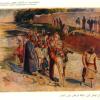 1930 Предпл Председатель ЦИК УзССР Ахун-Бабаев Открывает Канал Названный Его Именем