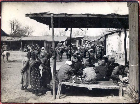 1930 Самарканд Чайхана на Кишмишном Базаре