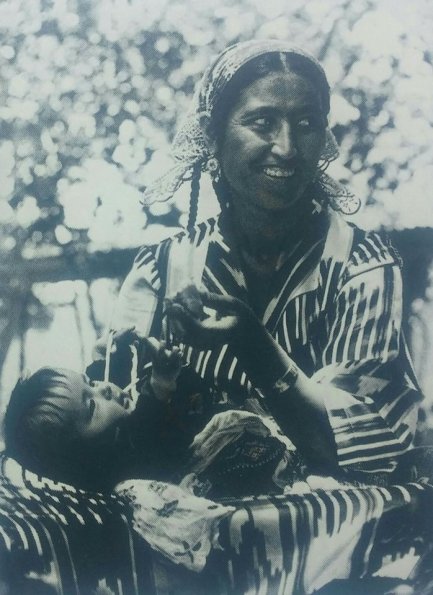 1930 Узбекистан Мать и Ребенок Фото М В Альперта