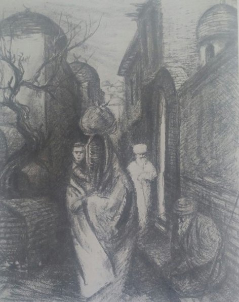 1930 Old Tashkent Painting