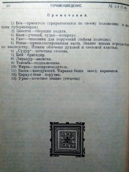 1930 Pages from Turkmenisvedenie 1