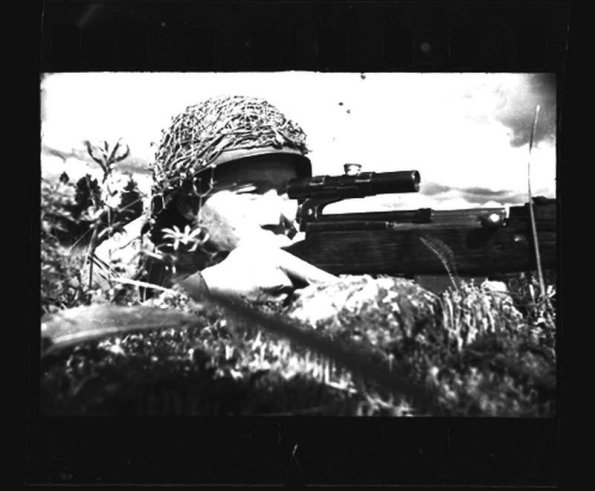 1942 Абдыбеков Тумугали - казах гвардии ст сержант снайпер коммунист уничтожил 170 фашистов