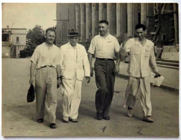 1946 Ташкент Строительство Театра им А Навои