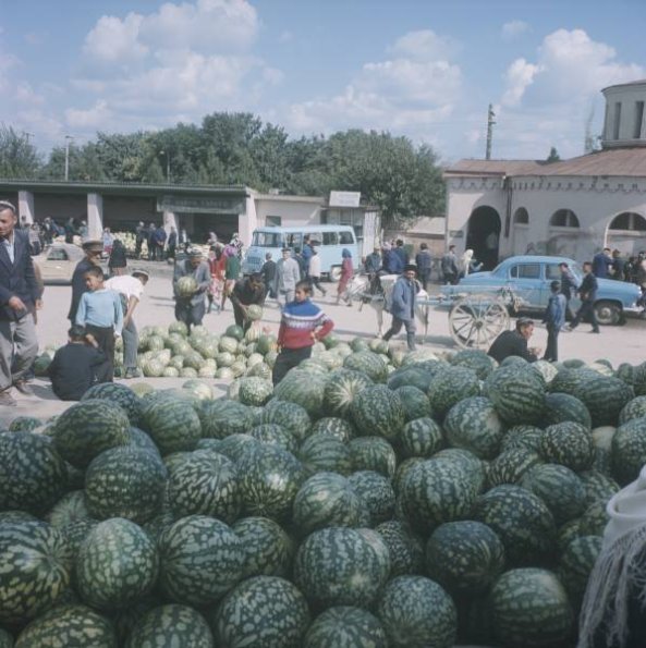1970 Самарканд Арбузный Развал в Старом Городе