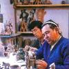 1985 Самарканд народные мастера У Джаркулов и А Мухтаров